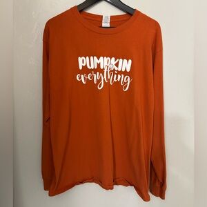 Pumpkin Everything Women's Orange Long Sleeve Shirt